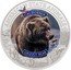 Cook Islands 5 Dollars (American State Animal. California. Grizzly Bear) AMERICAN STATE ANIMAL CALIFORNIA GRIZZLY BEAR coin reverse