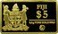 Fiji 5 Dollars (Brandenburg Gate) FIJI $5 0.5G FINE GOLD 999,9 REREVAKA NA KALOU KA DOKA NA TUI coin obverse