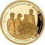 Cook Islands 5 Dollars (Diana. Princess of Wales.1997 Funeral) DIANA - PRINCESS OF WALES 1997 1/2 G .9999 FINEST GOLD. coin reverse