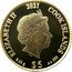 Cook Islands 5 Dollars Elizabeth II Banana Joe 2021  Proof ELIZABETH II 2021 COOK ISLANDS IRB 0.33 G $5 AU 999 coin obverse