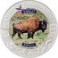 Cook Islands 5 Dollars (Elizabeth II Buffalo) KM# 3060 AMERICAN STATE ANIMALS KANSAS BUFFALO coin reverse