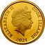 Cook Islands 5 Dollars Elizabeth II Dolphins 2021  Proof ELIZABETH II COOK ISLANDS IRB 2021 coin obverse