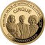 Cook Islands 5 Dollars (Grace Kelly and Prince Rainier III.1974 Circus) PRINCESS GRACE OF MONACO & RAINIER III - 1974 1/2 G .9999 FINEST GOLD. coin reverse