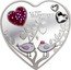 Cook Islands 5 Dollars (Happy Valentine’s Day) 2021 HAPPY VALENTINE'S DAY coin reverse