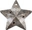 Cook Islands 5 Dollars (Holiday Ornament - Snowflake Star)  coin reverse