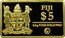 Fiji 5 Dollars (Palace of Versailles) FIJI $5 0.5G FINE GOLD 999,9 REREVAKA NA KALOU KA DOKA NA TUI coin obverse