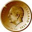 New Zealand 5 Dollars Queen Elizabeth II Memorial 2023  Gold Proof CHARLES III NEW ZEALAND SJF .9999 AU .1OZ 2023 coin obverse