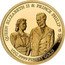 Cook Islands 5 Dollars (Queen Elizabeth II & Prince Philip.1947 White Drawing Room) QUEEN ELIZABETH II & PRINCE PHILIP 1947 1/2 G .9999 FINEST GOLD coin reverse