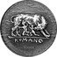 Cook Islands 5 Dollars Romulus & Remus 2021 7K ROMANO MMXXI coin reverse