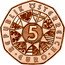 Austria 5 Euro Lucky Leap Year 2023 5 EURO REPUBLIK ÖSTERREICH coin obverse