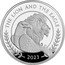 UK 5 Pounds The British Lion and The American Eagle 2023 2023 THE LION AND THE EAGLE JM coin reverse