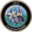 Fiji 50 Cents (Formosan Rabbit) 兔 FORMOSAN RABBIT 2011 coin reverse