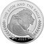 UK 500 Pounds (The British Lion and The American Eagle) 2023 THE LION AND THE EAGLE JM coin reverse