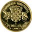 Croatia Dukat Ruder Josip Boskovic 1994 Proof KM# 35 REPUBLIKA HRVATSKA 1 DUKAT 1994. coin obverse