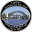 Cook Islands Fifty Cents (75th anniversary of the Sydney Harbor Bridge) SYDNEY HARBOUR BRIDGE 75TH ANNIVERSARY 1932-2007 coin reverse
