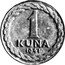 Croatia Kuna Kingdom Coinage 1941 KM# 1 1 KUNA 1941 coin reverse