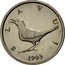 Croatia Kuna Circulation Coin. Nightingale 1993 KM# 9.1 S L A V U J KK 2019. coin reverse