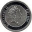 Fiji One Dollar 190th Anniversary of the Victoria Exposition 2010  ELIZABETH II FIJI 2010 coin obverse