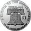 Cook Islands One Dollar Elizabeth II Double Liberty Dollar 2021  A TRIBUTE TO THE UNITED STATES COOK ISLANDS LIBERTY IRB COPY ONE DOLLAR coin obverse