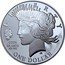 Cook Islands One Dollar Elizabeth II Double Liberty Head Dollar 2021  Proof LIBERTY COPY IRB COOK ISLANDS 999 FINE ONE DOLLAR coin obverse