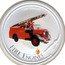 Cook Islands One Dollar Fire Engines- Commer 2006 Proof FIRE ENGINES OF THE WORLD 1934 COMMER coin reverse