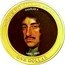 Cook Islands One Dollar (King Charles II) CHARLES II 1649 - 1685 KINGS AND QUEENS OF BRITAIN ONE DOLLAR coin reverse