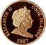 Cook Islands One Dollar (King William IV) ELIZABETH II COOK ISLANDS 2007 coin obverse