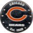 Fiji One Dollar (NFL. Chicago Bears) CHICAGO BEARS EST. 1920 coin reverse
