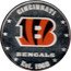 Fiji One Dollar (NFL. Cincinnati Bengals) CINCINNATI BENGALS EST. 1968 coin reverse