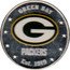 Fiji One Dollar (NFL. Green Bay Packers) GREEN BAY PACKERS EST. 1919 coin reverse