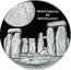 Fiji One Dollar (Stonehenge) MONUMENTS BY MOONLIGHT coin reverse