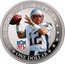 Fiji One Dollar (Tom Brady NFL Legacy. 2000 NFL Draft) 2000 NFL DRAFT ONE DOLLAR coin reverse