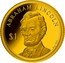 Cook Islands 1 Dollar Elizabeth II Abraham Lincoln 2015  Proof ABRAHAM LINCOLN $1 AU 585 coin reverse