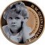 Cook Islands 1 Dollar (Elizabeth II. Kid. Photo of 1928) H. M. QUEEN ELIZABETH II NINETIETH BIRTHDAY coin reverse
