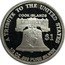 Cook Islands 1 Dollar Elizabeth II Liberty 2017  A TRIBUTE TO THE UNITED STATES COOK ISLANDS LIBERTY $1 1/2 OZ .999 PURE SILVER coin obverse