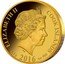 Cook Islands One Dollar Sir Donald Bradman 2016  Proof ELIZABETH II COOK ISLANDS IRB 0.5 G 2016 AU 585 coin obverse