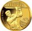 Cook Islands One Dollar Sir Donald Bradman 2016  Proof SIR DONALD BRADMAN ONE DOLLAR coin reverse