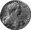 Russia 1 Rouble (Catherine II. Pattern) KM# Pn39 Б.М.ЕКАТЕРИНА II IМП IСАМОД ВСЕРОС СПБ coin obverse
