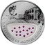 Fiji 10 Dollars (Amethyst. Uruguay) KM# 452 URUGUAY AMETHYST TREASURES OF MOTHER NATURE coin reverse