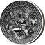 Cook Islands 10 Dollars Frigg 2016  Antiqued NORSE GODS ᚠᚱᛁᚷᚷ FRIGG coin reverse