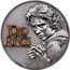 Cook Islands 10 Dollars Elizabeth II Frodo 2022  Antiqued THE LORD OF THE RINGS ©NLP (S22) coin reverse