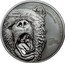 Cook Islands 10 Dollars (Elizabeth II Grizzly Bear) URSUS ARCTOS HORRIBILIS GRIZZLY BEAR NORTH AMERICAN PREDATORS 2017 coin reverse