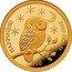 Cook Islands 10 Dollars (Elizabeth II Happy Owl) HAPPINESS .9999 GOLD $10 coin reverse