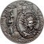 Cook Islands 10 Dollars Elizabeth II Shield of Athena 2018  Antique Finish SHIELD OF ATHENA AEGIS coin reverse