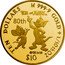 Cook Islands Ten Dollars Elizabeth II Tom and Jerry 2020  Proof TEN DOLLARS 9999 GOLD 1/10TH OZ TOM AND JERRY TM 80TH ©TEC(S19) $10 coin reverse