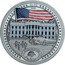 Cook Islands 10 Dollars Elizabeth II White House 2020  Black Proof BY MS 2020 WHERE WE GO ONE WE GO ALL coin reverse