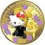 Cook Islands 10 Dollars Elizabeth II Yoshikitty 2019  Proof YOSHIKITTY 10TH ANNIVERSARY $10 ©'76, '19 SANRIO Ⓛ ©'09, '19 JMA .9999 coin reverse