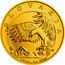 Niue 10 Dollars (Golden Eagle with Krivan) SLOVAKIA CM MH 1/4 OZ . AU 999.9 coin reverse