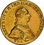 Russia 10 Roubles (Peter III. Novodel) KM# NA74 ПЕТРЪ III Б М IМП IСАМОДЕРЖ ВСЕРОС СПБ coin obverse