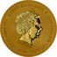 Tuvalu 100 Dollars Apollo 2023 P BU QUEEN ELIZABETH II IRB 1952 - 2022 1OZ 9999 GOLD 2023 TUVALU 100 DOLLARS coin obverse